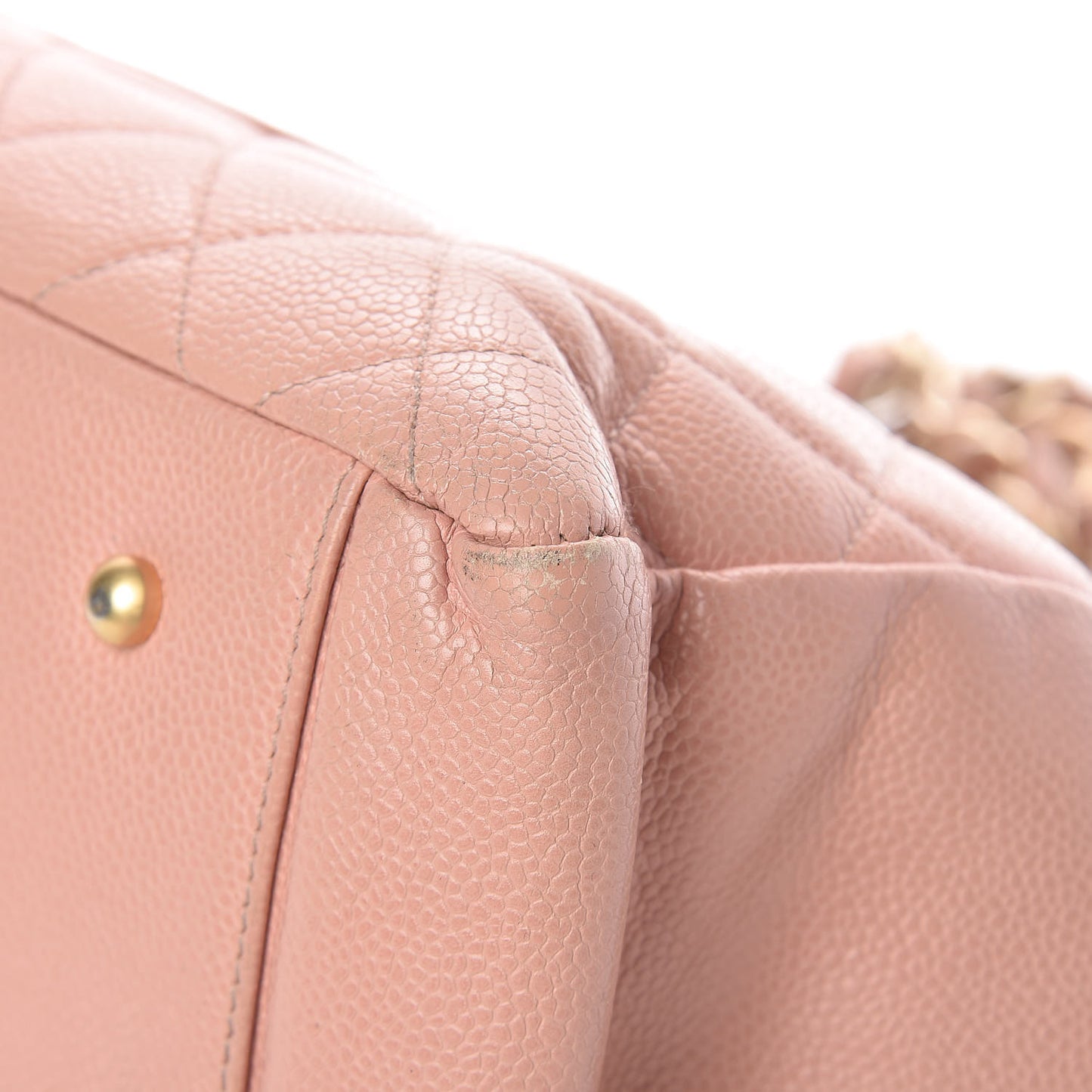Caviar Quilted Grand Timeless Tote GTT Pink