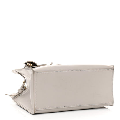 Balenciaga Calfskin Elaphe Snakeskin Mini Padlock All Afternoon Tote Gris Acier 4 of 15