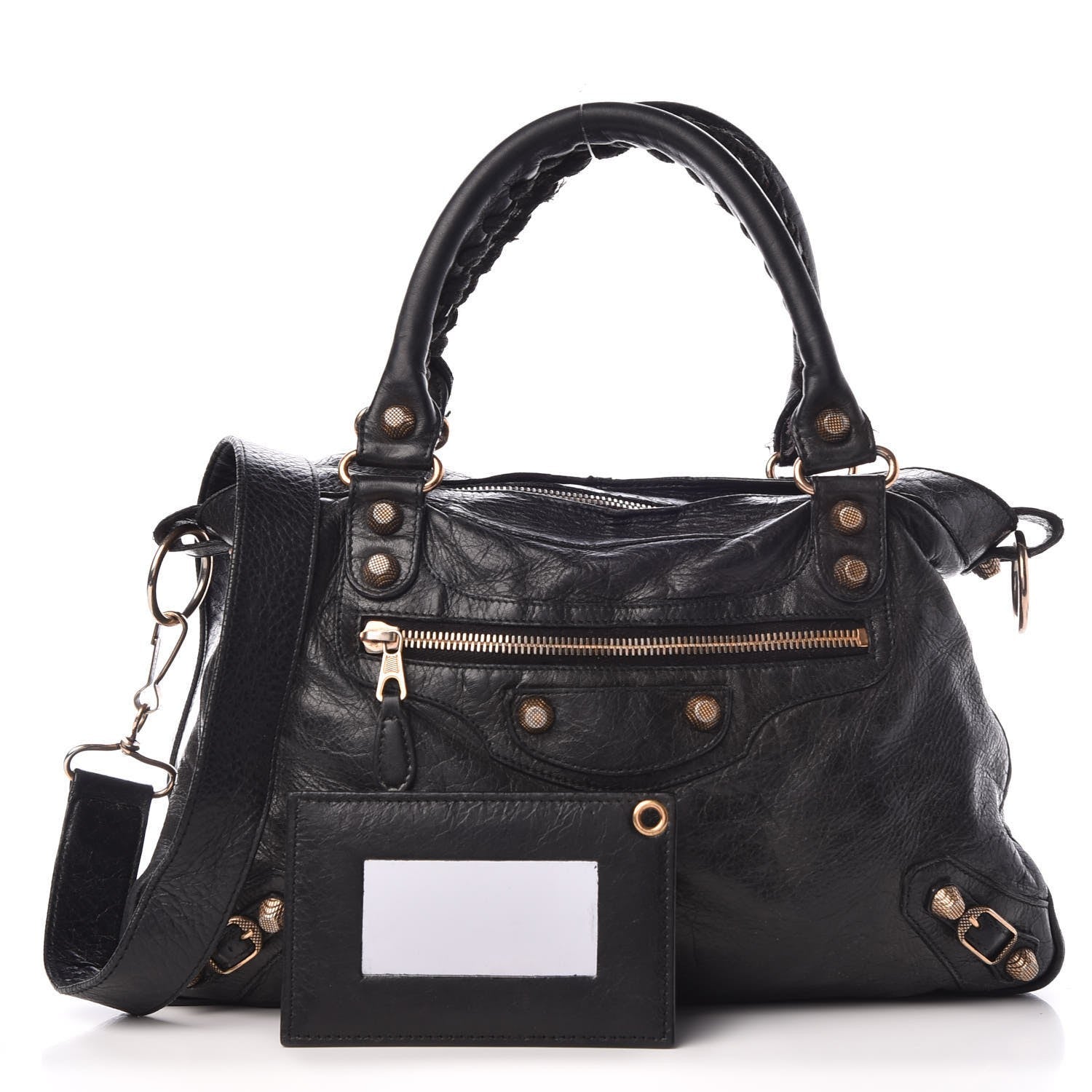 Balenciaga Agneau Giant 12 Rose Gold Hardware Town Black 1 of 7