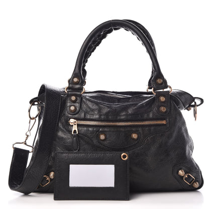 Balenciaga Agneau Giant 12 Rose Gold Hardware Town Black 1 of 7