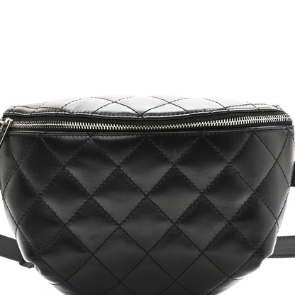 Chanel Calfskin Quilted Waist Belt Bag Black 8 of 10