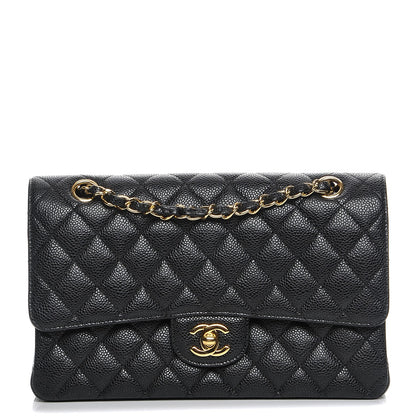 Chanel Caviar Quilted Medium Double Flap Black 1 of 7