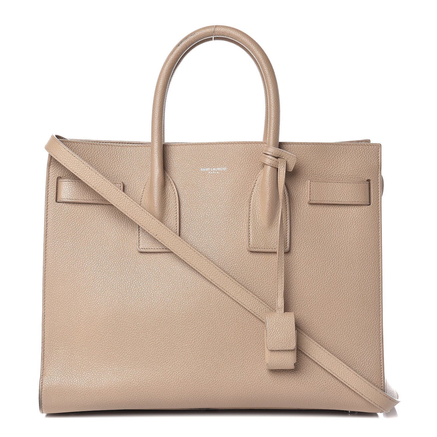 Saint Laurent Grained Calfskin Small Sac De Jour Nude Powder 1 of 37