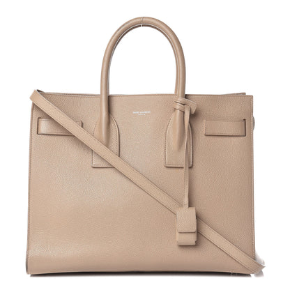 Saint Laurent Grained Calfskin Small Sac De Jour Nude Powder 1 of 37