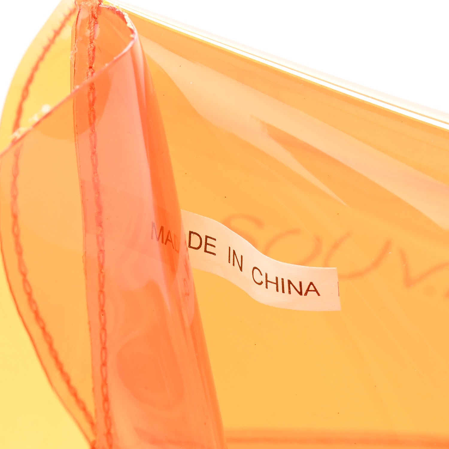 Hermes Vinyl Souvenir De L'Exposition Kelly Orange 7 of 12