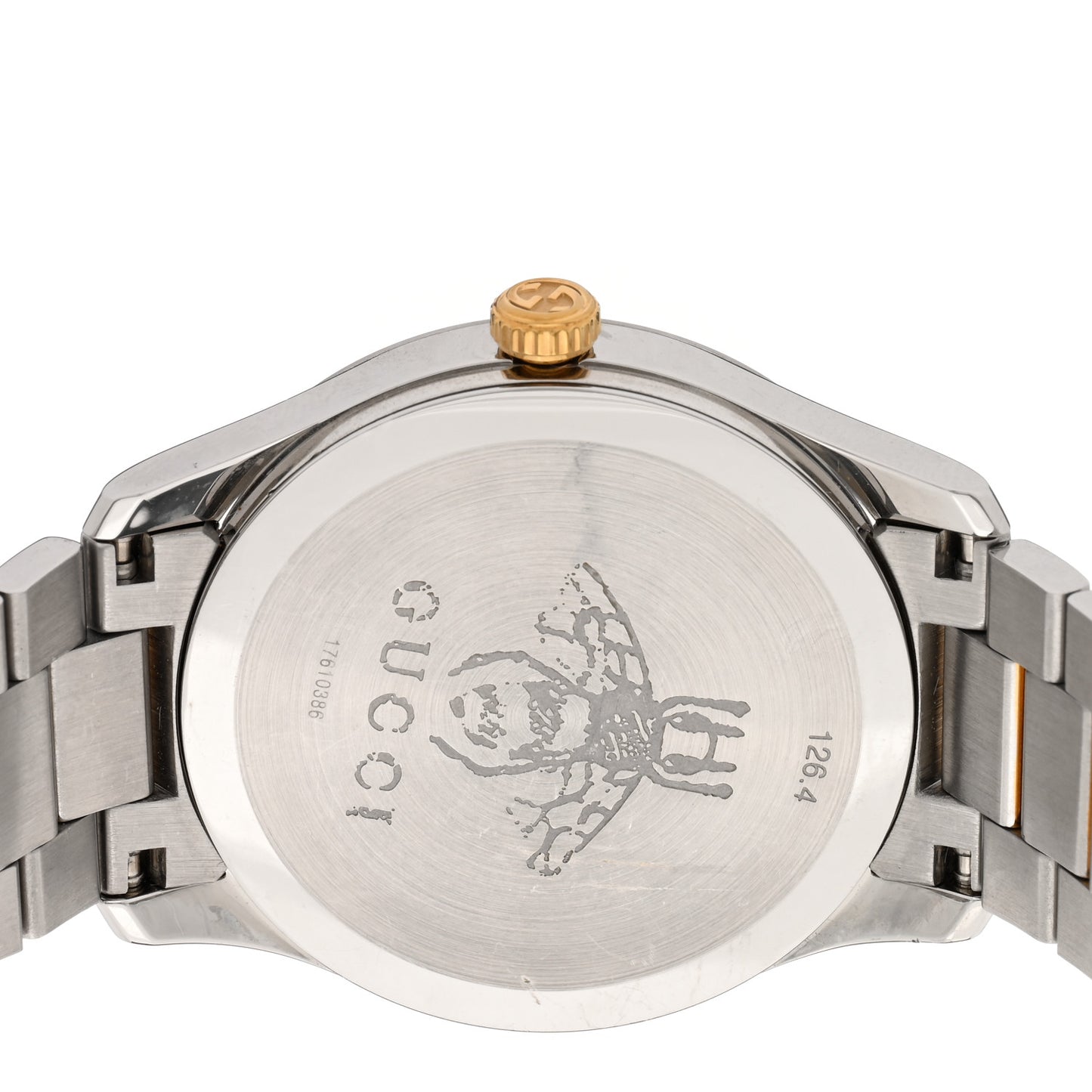 Stainless Steel 38mm G-Timeless Two Tone Snake Quartz Watch