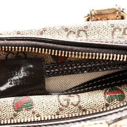 Gucci GG Plus Monogram Hearts Medium Joy Boston Dark Brown 7 of 10