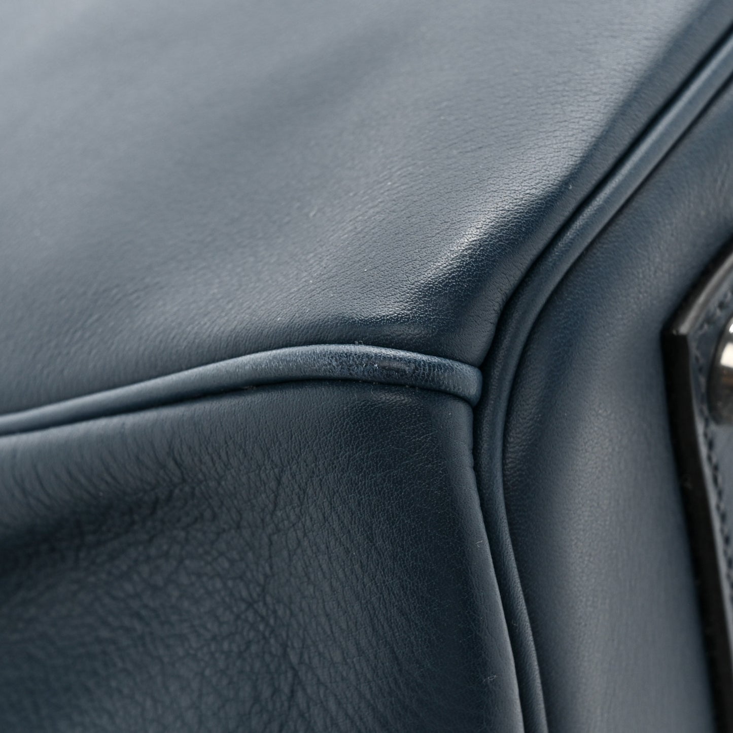 Swift Birkin 35 Bleu De Prusse