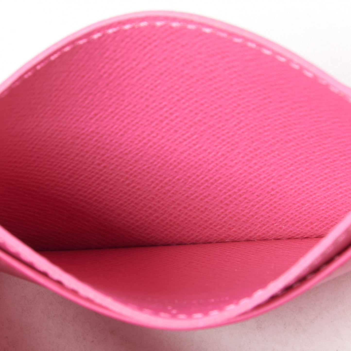Epi Card Holder Hot Pink