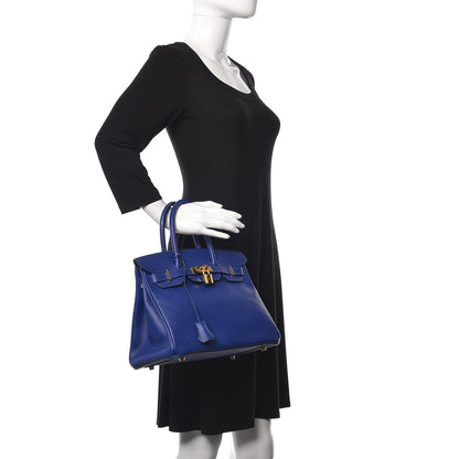 Hermes Epsom Birkin 30 Bleu Electrique 2 of 37