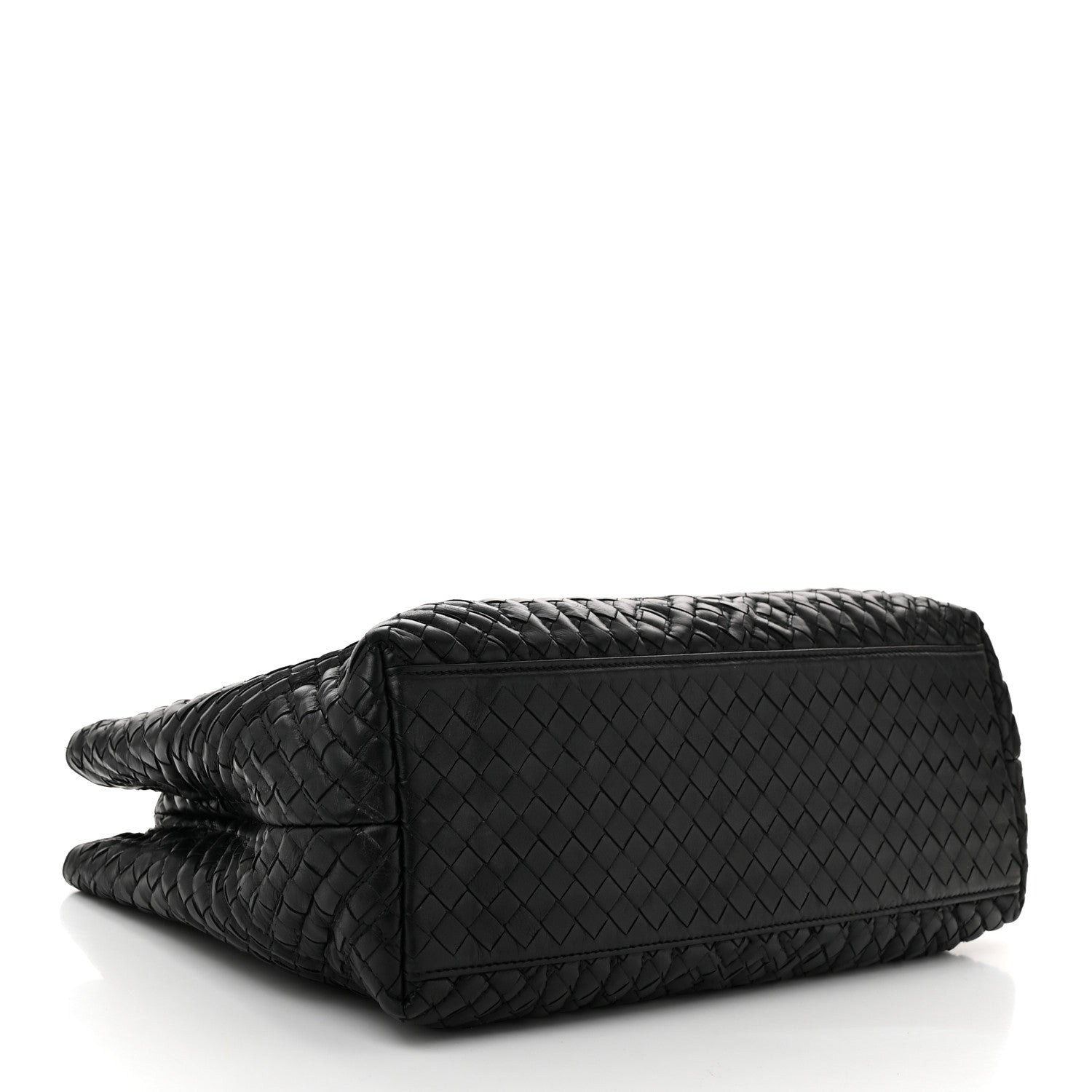 Bottega Veneta Lambskin Intrecciato Boutis MediumTote Black 4 of 12