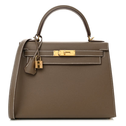 Hermes Epsom Kelly Sellier 28 Etoupe 1 of 10