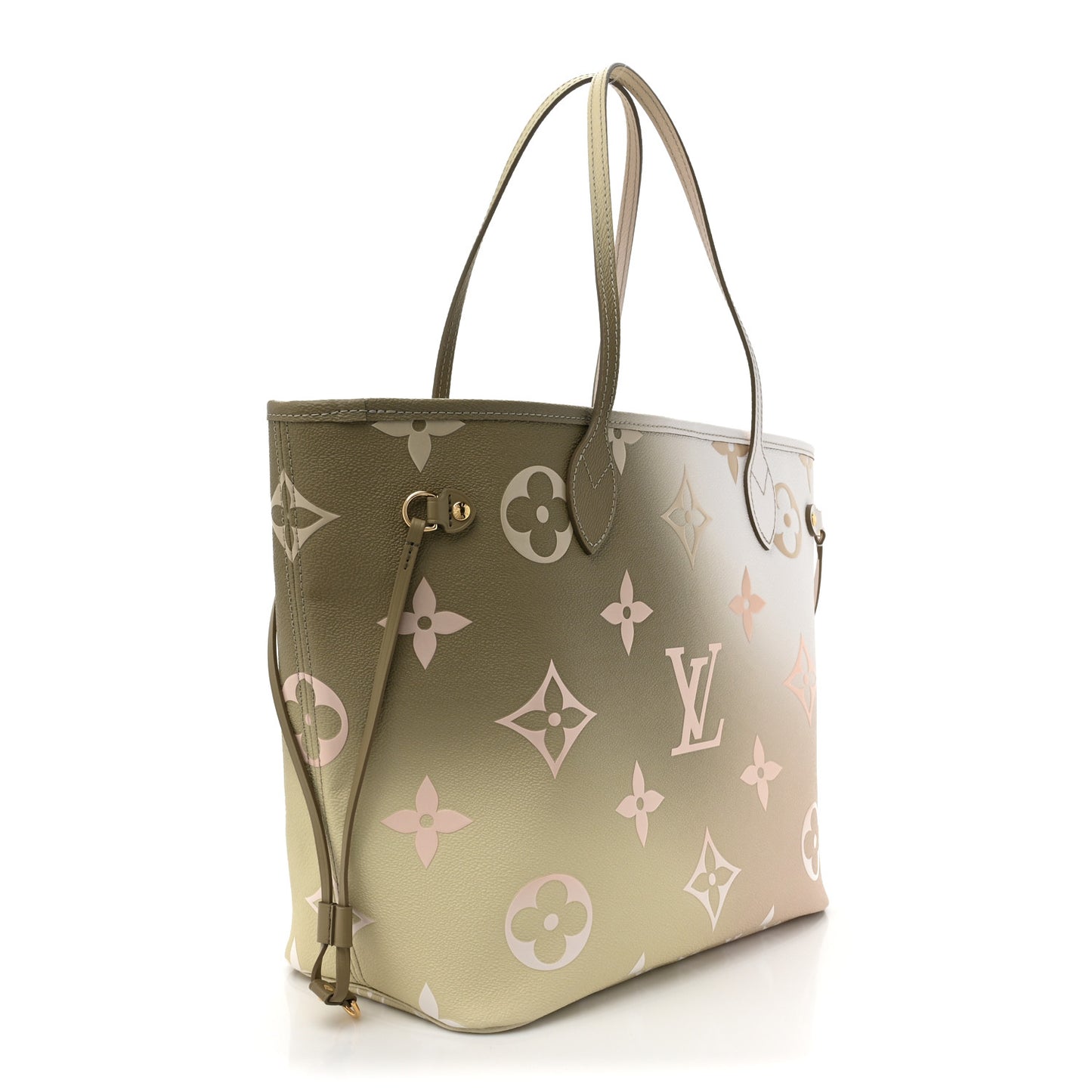 LOUIS VUITTON Monogram Giant Spring In The City Neverfull MM Sunset Kaki