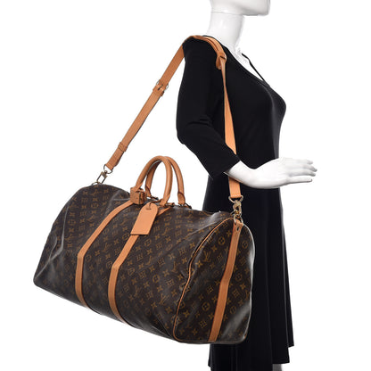 Louis Vuitton Monogram Keepall Bandouliere 55 2 of 18