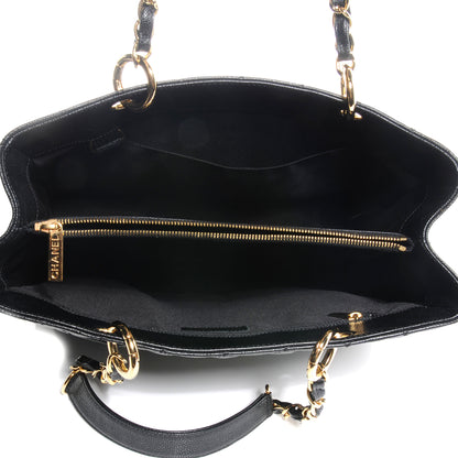 Chanel Caviar Grand Shopping Tote GST Black 5 of 7