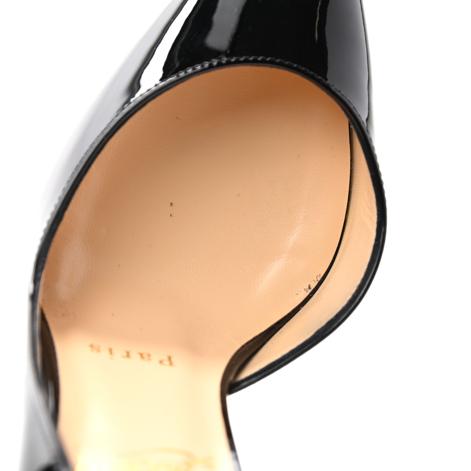Christian Louboutin Patent Iriza 100 Pumps 35.5 Black 9 of 11