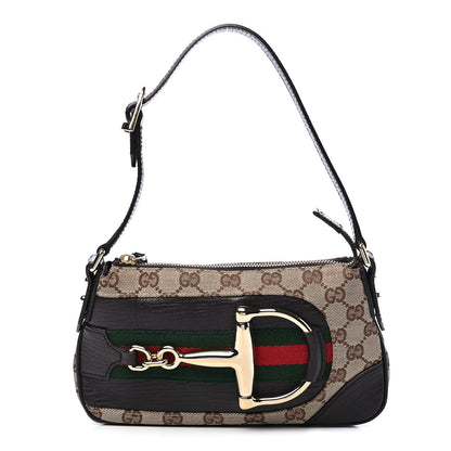 Gucci Monogram Hasler Pochette Brown 1 of 8