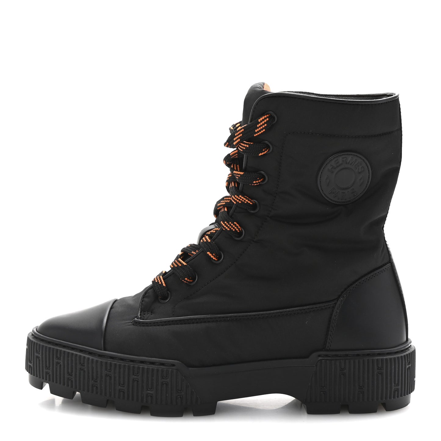 Calfskin Parachute Fresh Ankle Boots 38 Black