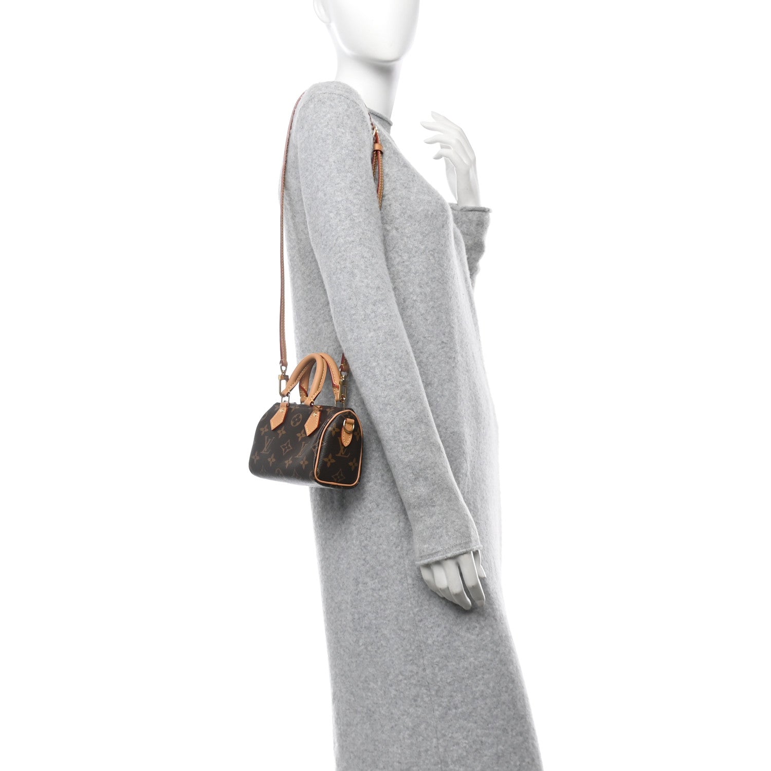 Louis Vuitton Monogram Nano Speedy Bandouliere 2 of 11