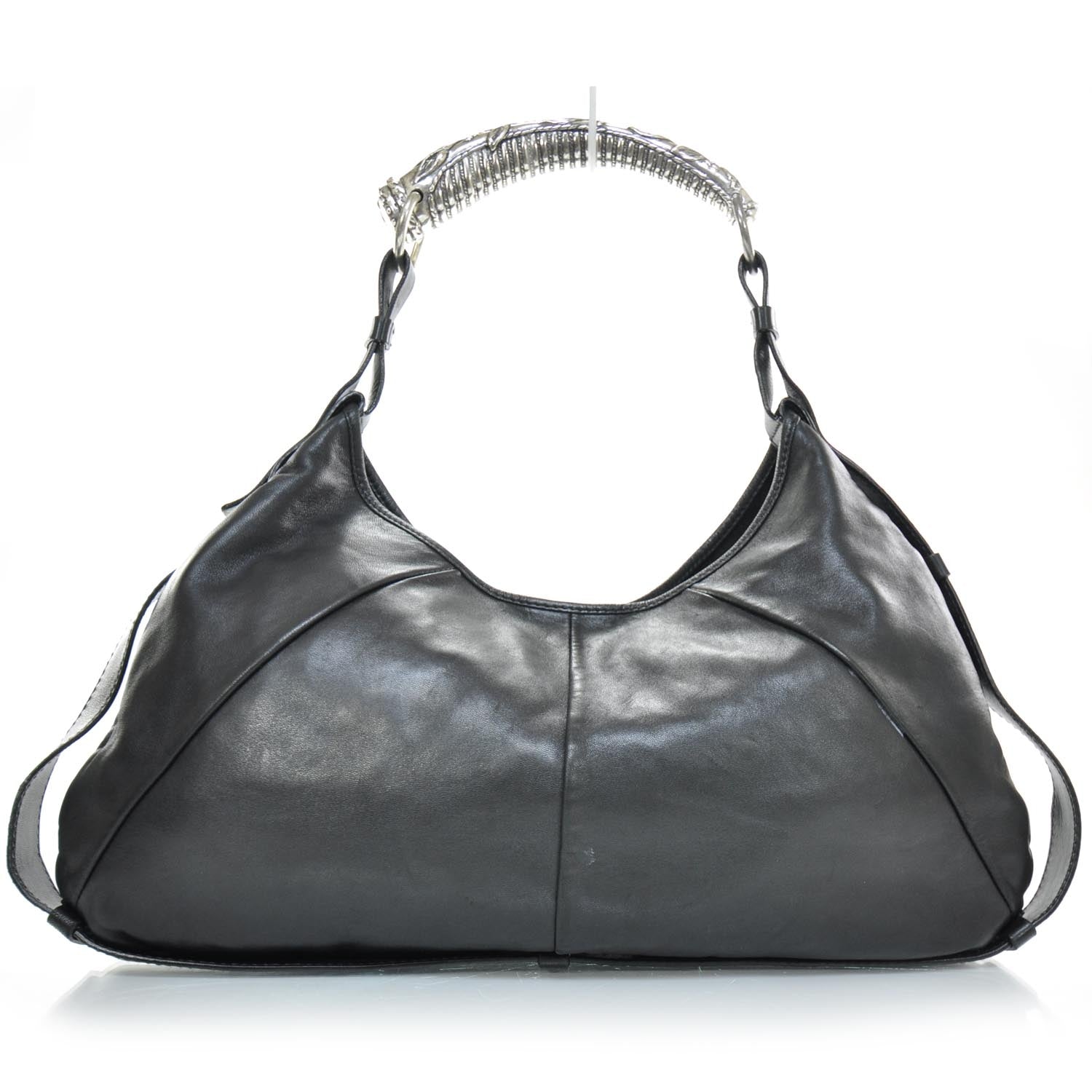 Saint Laurent Leather Mombasa Shoulder Bag 1 of 9