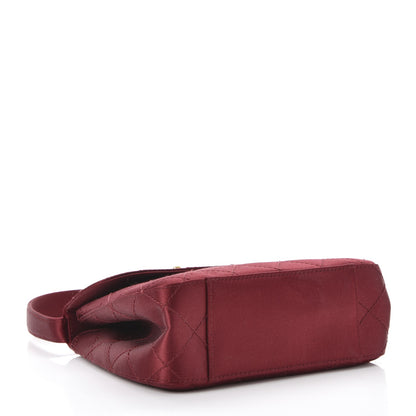 Chanel Satin Quilted Evening Bag Red 5 of 10