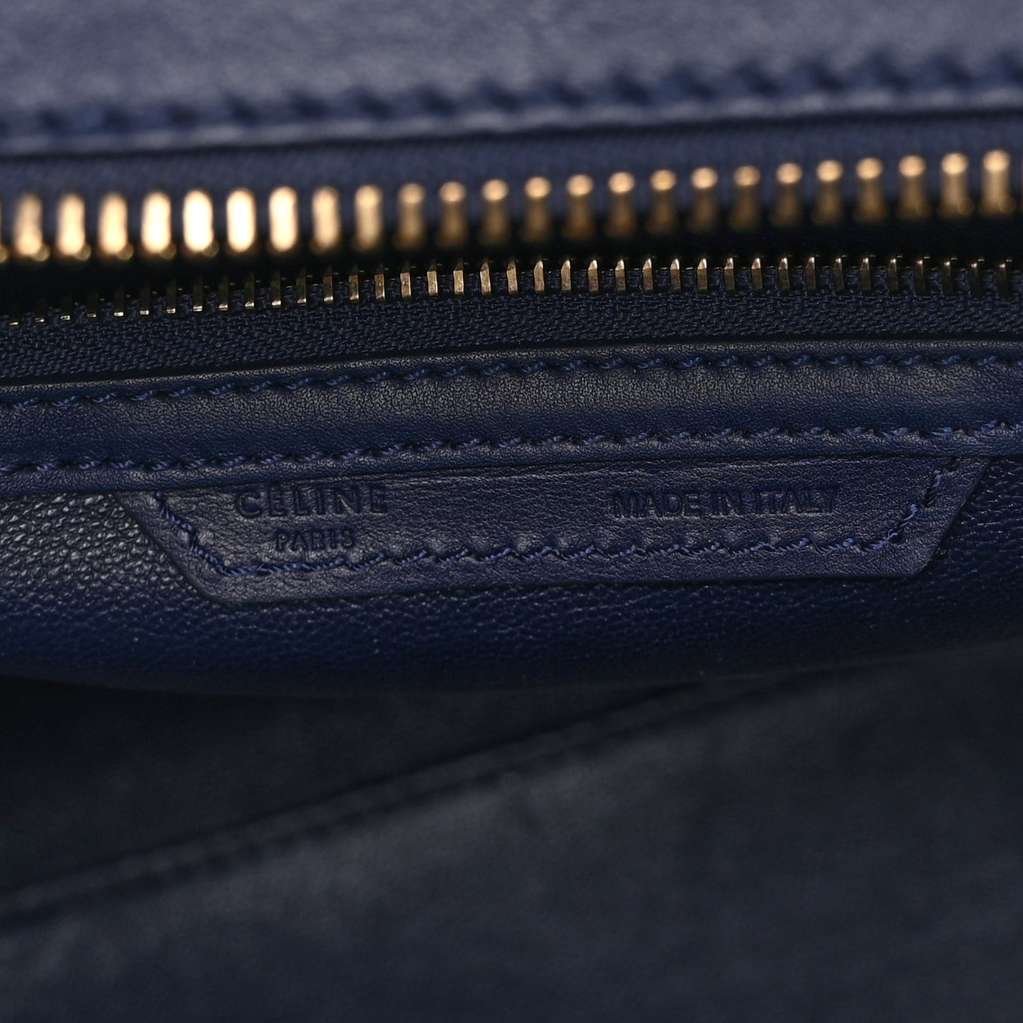 Drummed Calfskin Mini Luggage Ink