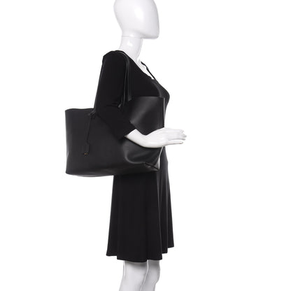 Saint Laurent Calfskin Large Shopping Tote Black 2 of 11