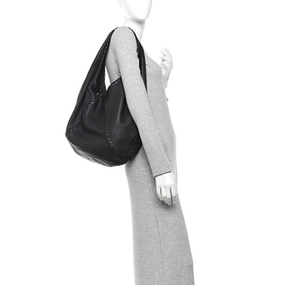 Bottega Veneta Cervo Deerskin Large Hobo Black 2 of 12