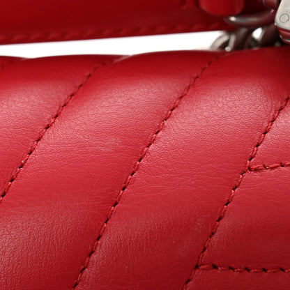 Louis Vuitton Calfskin New Wave Chain MM Ecarlate 13 of 15