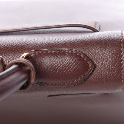 Hermes Courchevel Kelly Sellier 32 Chocolate 9 of 34