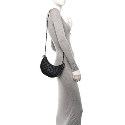 Chanel Lambskin Quilted Small Hobo Bag Black 2 of 10
