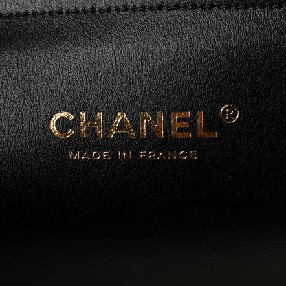 Chanel Tweed Calfskin Urban Essentials Large Shopping Bag Black Multicolor 5 of 9