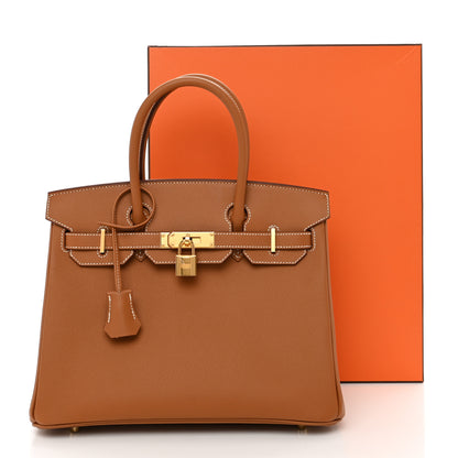 Hermes Epsom Birkin 30 Gold 10 of 10