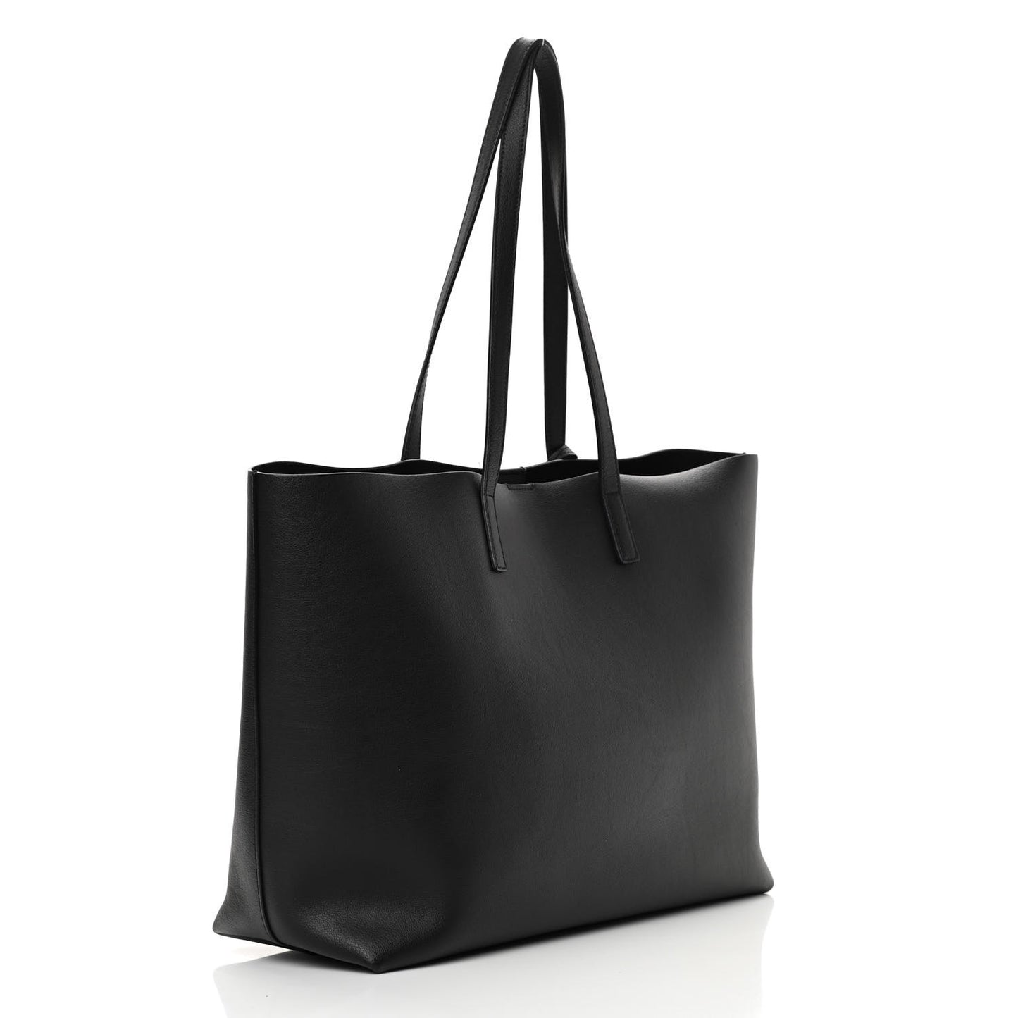 Calfskin Large Shopping Tote Black
