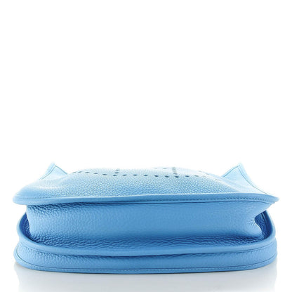 Hermes Taurillon Clemence Evelyne III PM Bleu Paradis 7 of 11