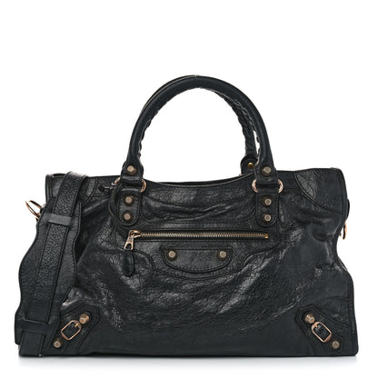 Balenciaga Agneau Giant 12 Rose Gold Hardware City Black 1 of 18