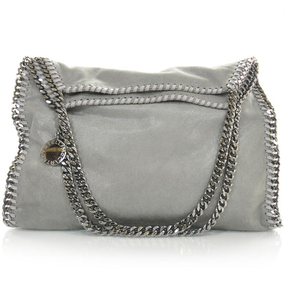 Stella McCartney Leather Falabella Tote Light Grey 1 of 7