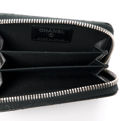 Chanel Caviar Quilted Zip Coin Purse Black 5 of 11