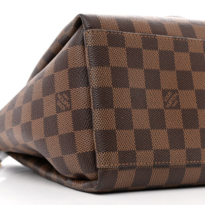Louis Vuitton Damier Ebene Odeon Tote MM Black 8 of 9
