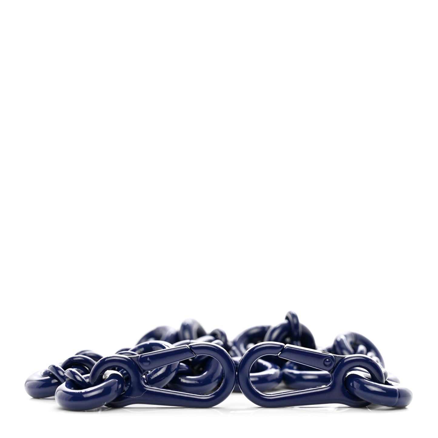 Brass Monochrome Donut Chain Shoulder Strap Deep Purple Glaze