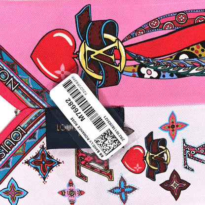 Louis Vuitton Silk Monogram Romance BB Bandeau Rose 3 of 4