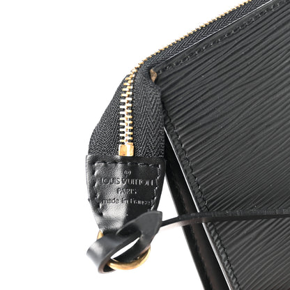 Louis Vuitton Epi Pochette Accessories 24 Black 6 of 10