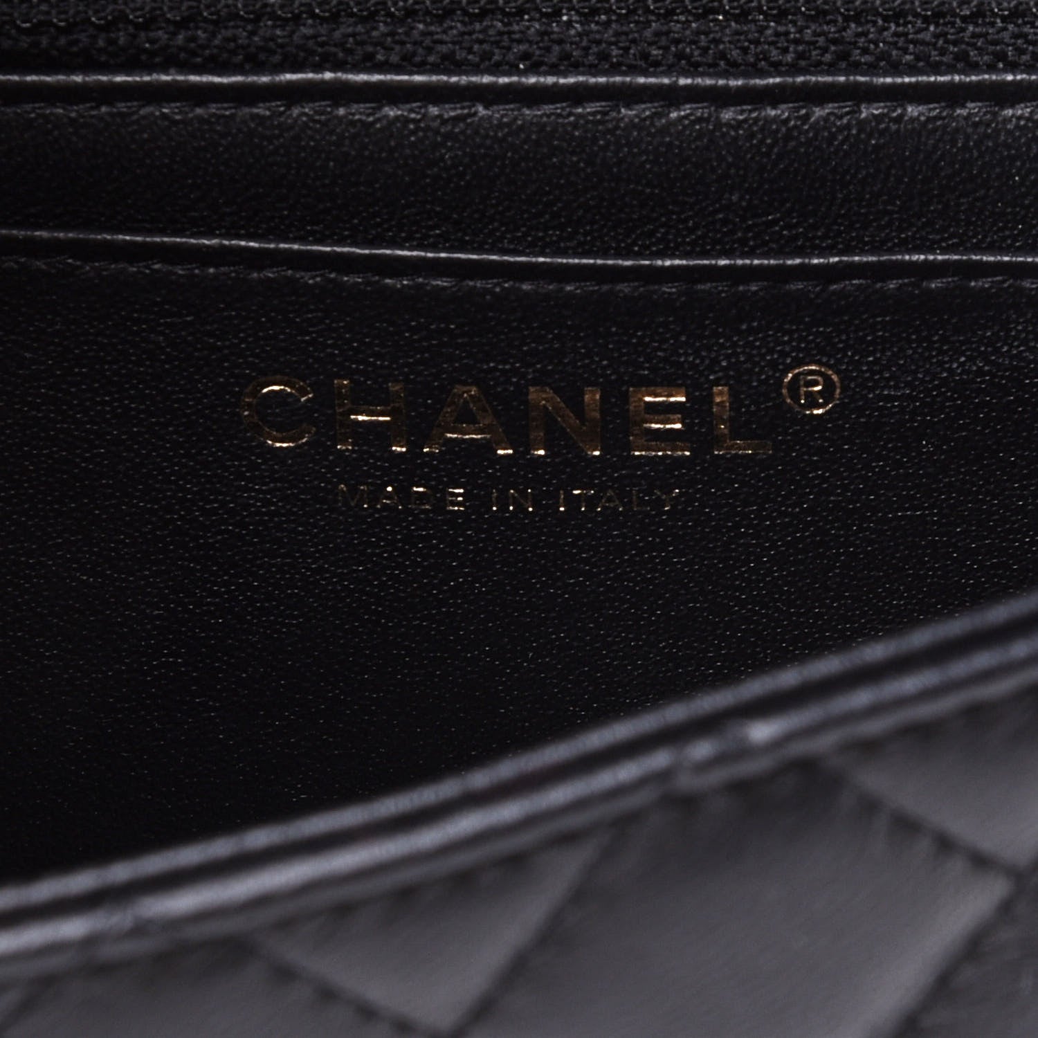 Chanel Lambskin Quilted Mini Rectangular Flap Black 6 of 14
