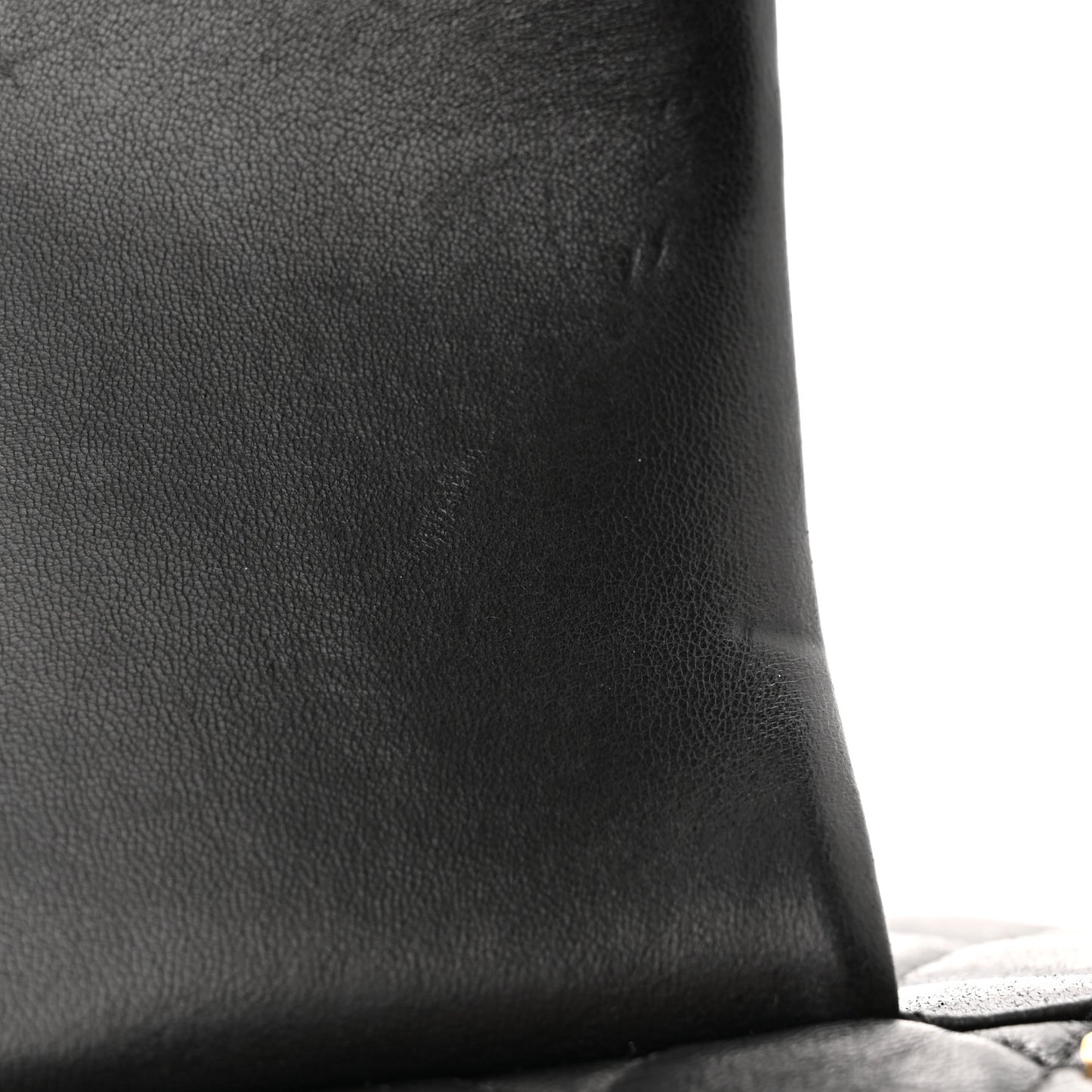 Lambskin Quilted Braided CC Accordion Flap Bag Black