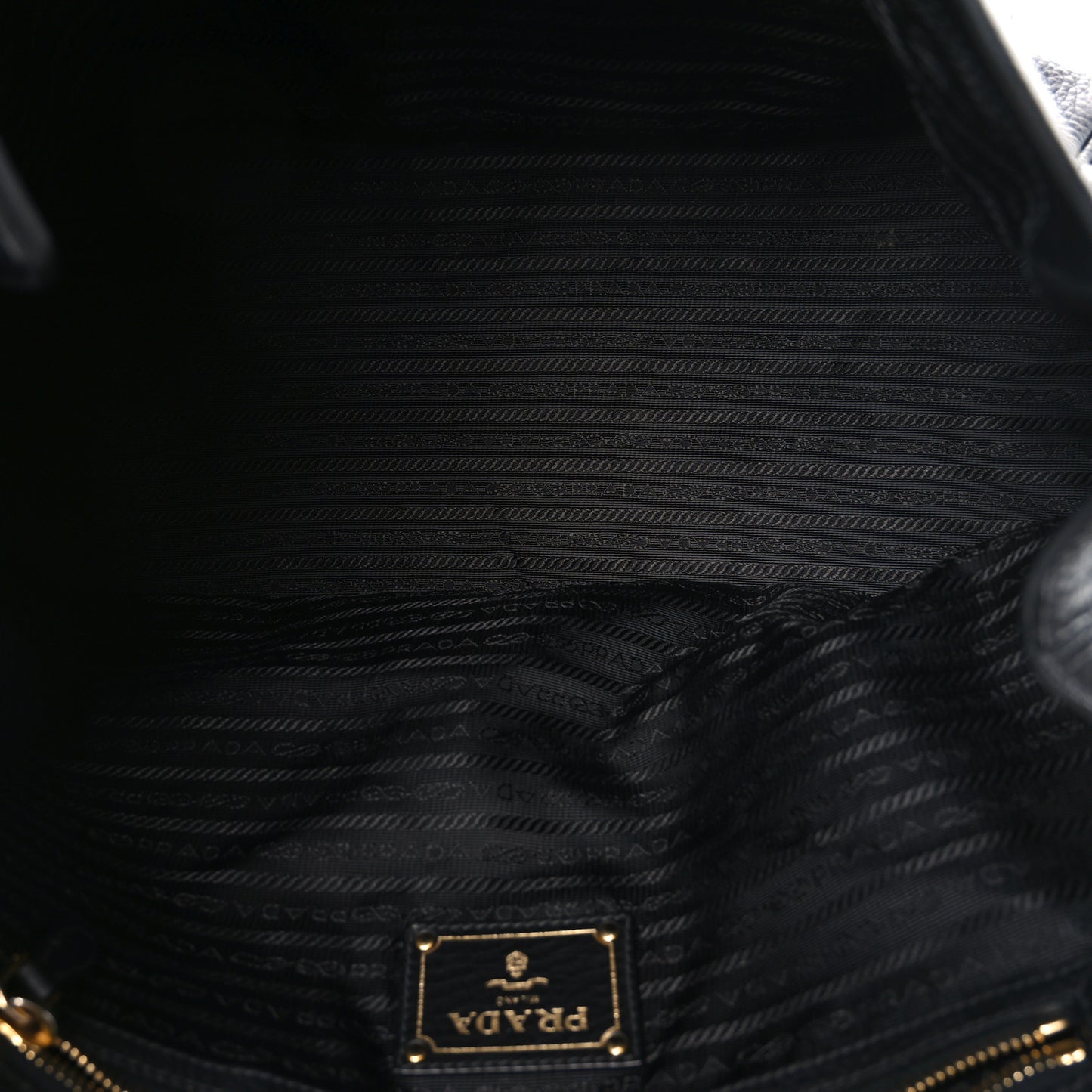 Vitello Daino Tote Black