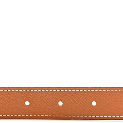 Hermes Swift Epsom 24mm Mini H Belt 90 36 Black Gold 4 of 7