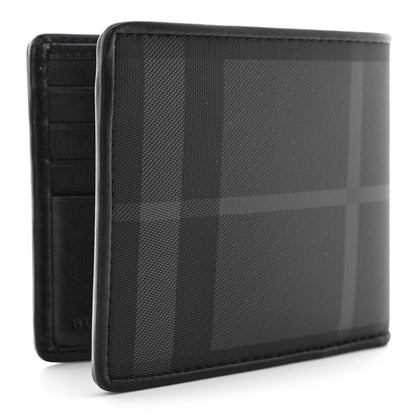 Burberry London Check Bi-Fold Mens Wallet Charcoal Black 3 of 9