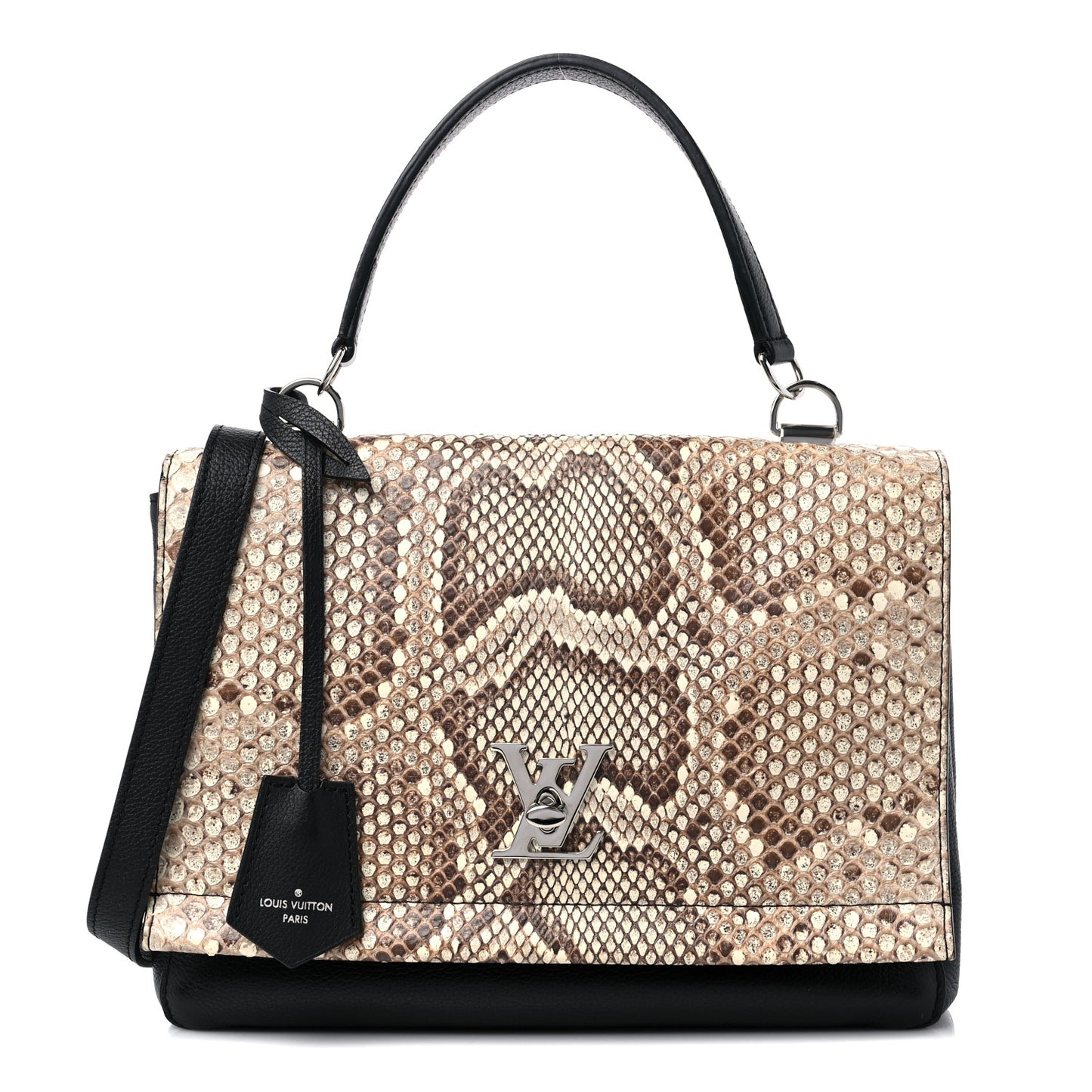 Snakeskin Lockme II Top Handle
