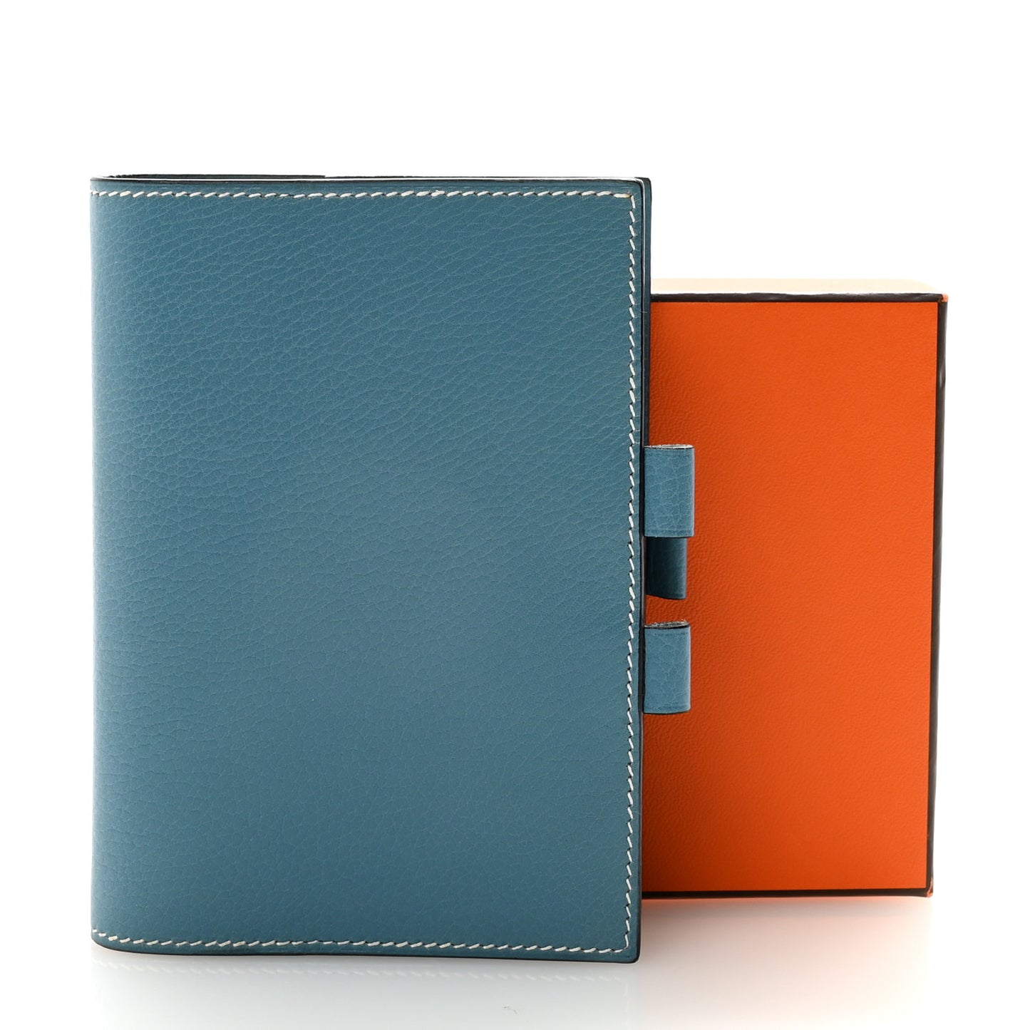 Veau Rodeo Globe Trotter Agenda Cover PM Blue Jean