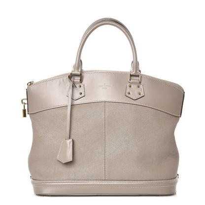 Louis Vuitton Suhali Lockit MM Greige 1 of 9